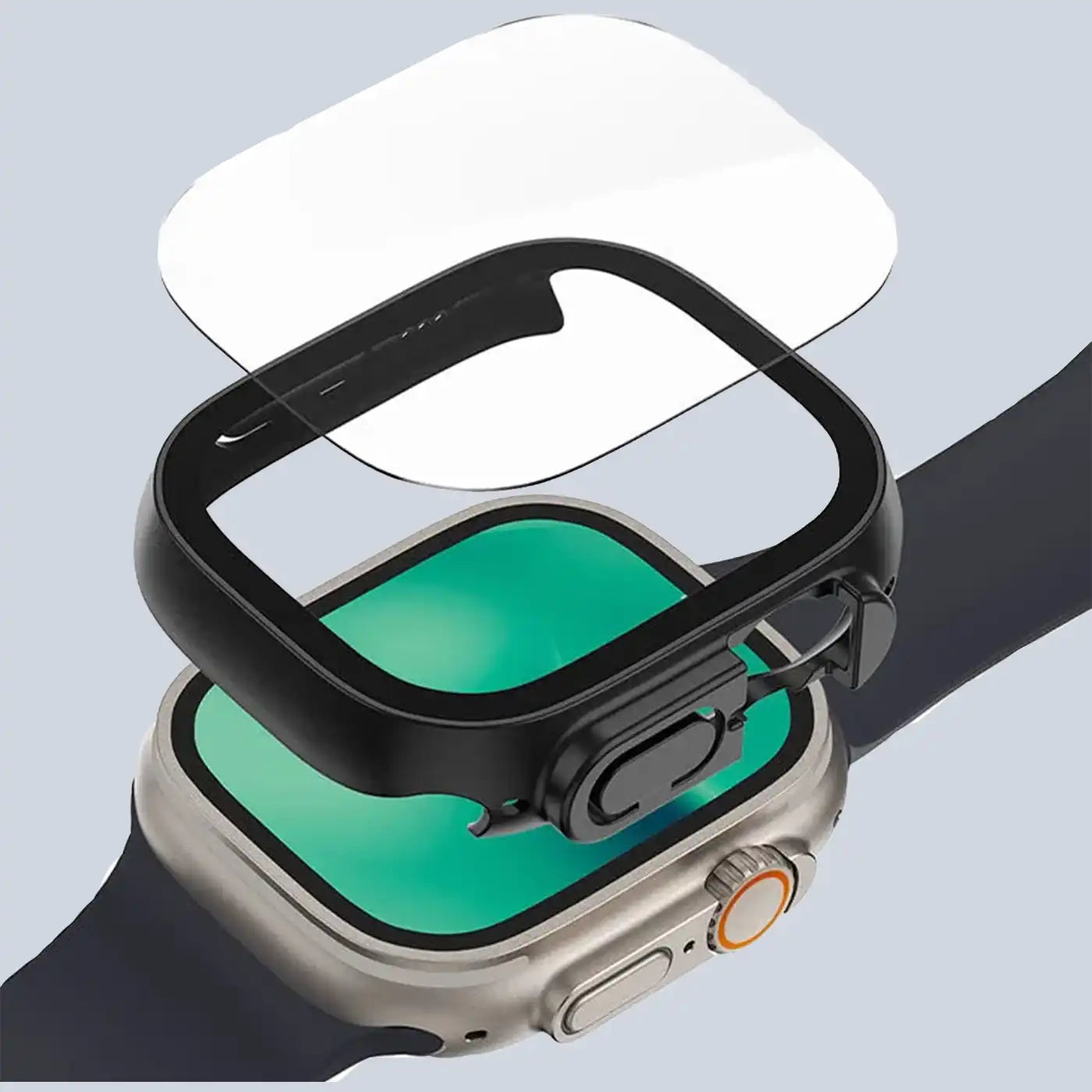 ⁦AmazingThing Apple Watch Ultra Full Glass Case⁩