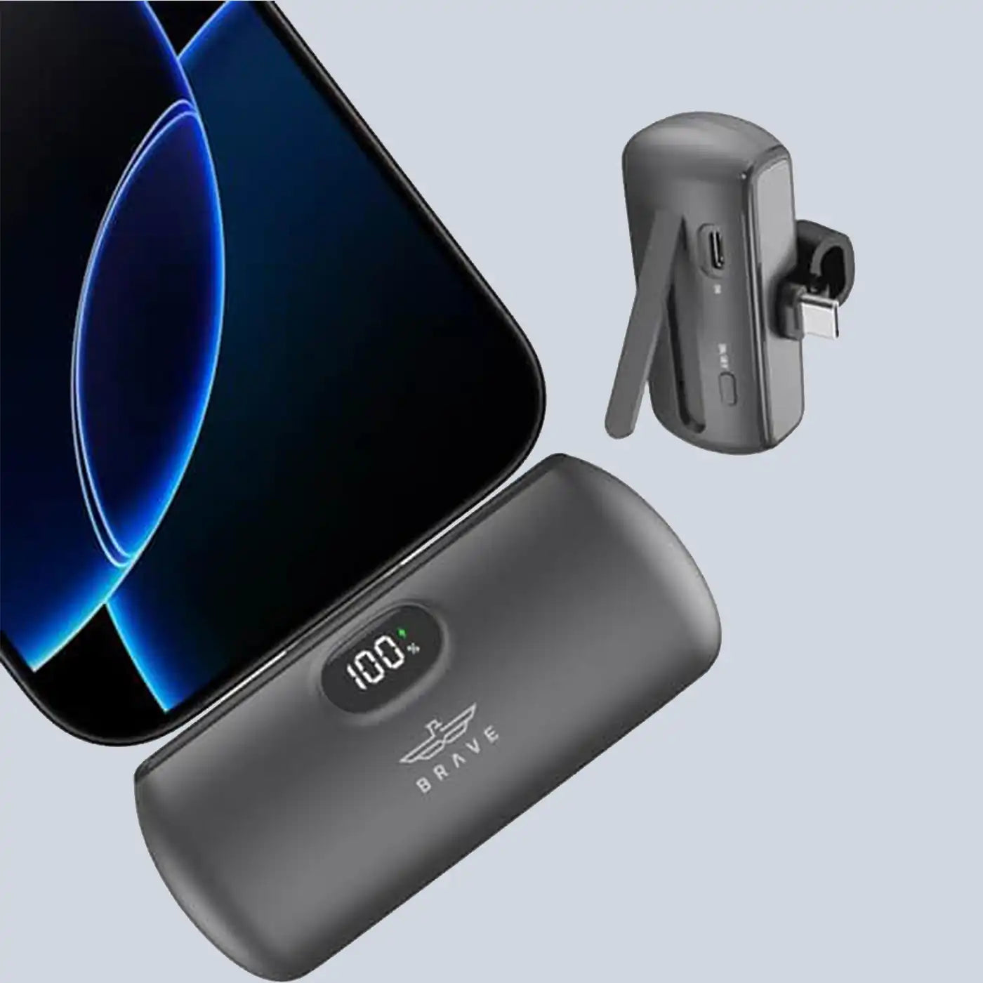⁦Brave 5000mAh Power Bank Pro Mini 20W BP-29 - Black⁩