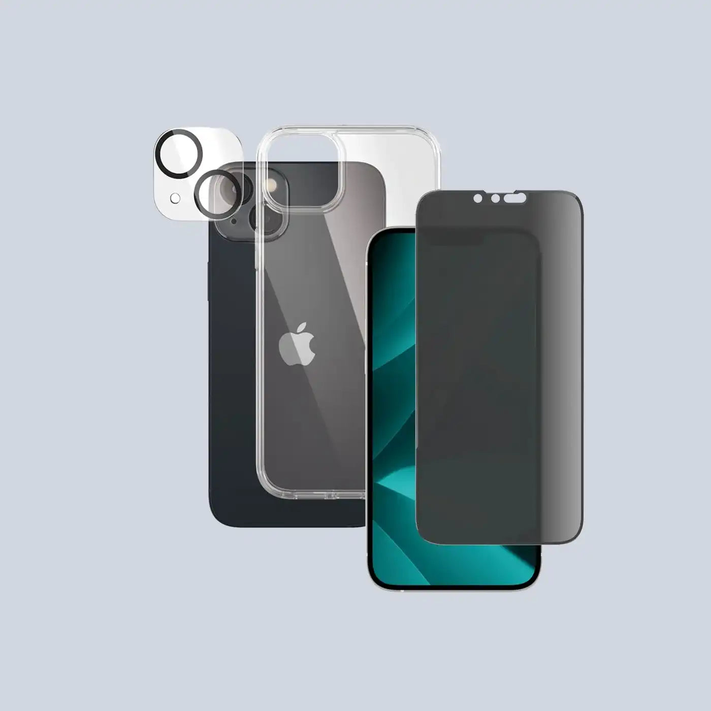 PanzerGlass iPhone 14 Plus Bundle of Panzer Case + Screen Protector + Camera Protector