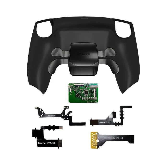 Besavior Diy Kit for PS5 Controller - Black