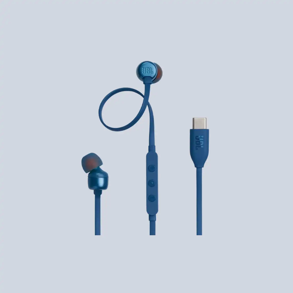 ⁦JBL Tune 310C USB-C⁩ سماعات أذن سلكية بتقنية ⁦Hi-Res (⁩زرقاء)