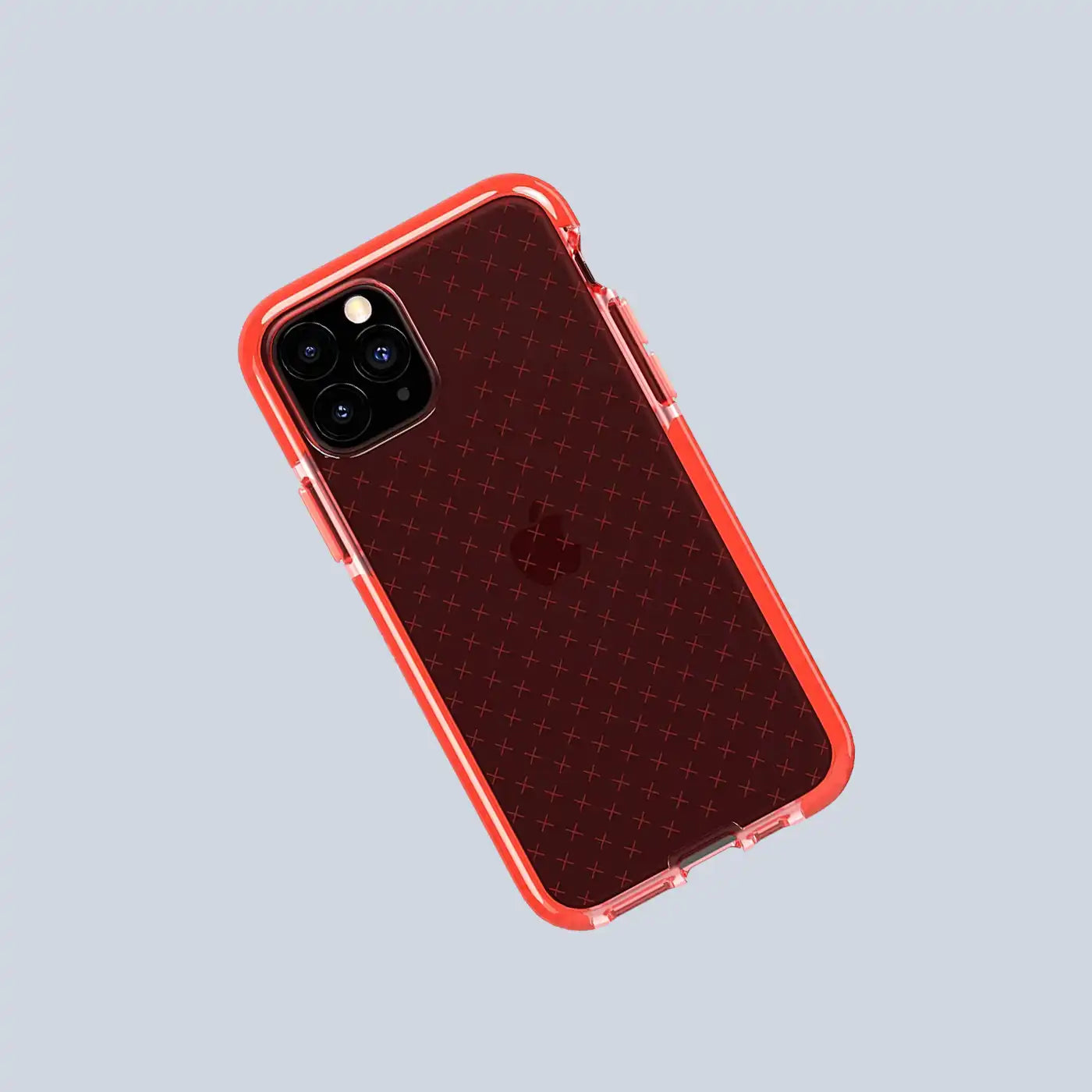 حافظة ⁦Tech21 Evo Check⁩ لهاتف ⁦iPhone 11 Pro -⁩ أحمر شفاف