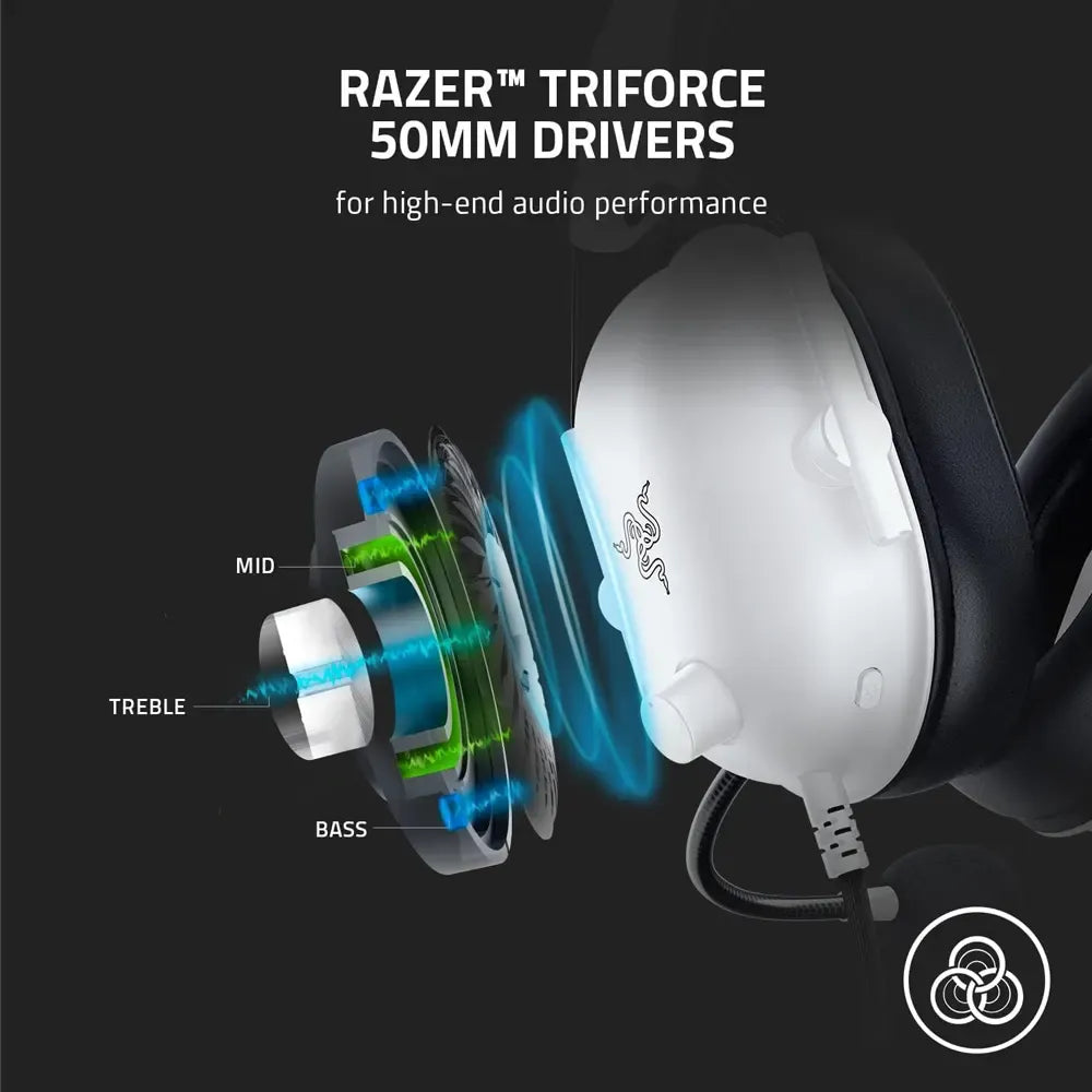 Razer BlackShark V2 X Xbox Licensed Gaming Headset - White