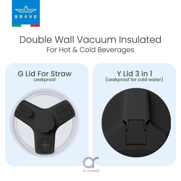 Brave Temp Guard Vacuum Insulated Travel Mug 1200mL - Black product image