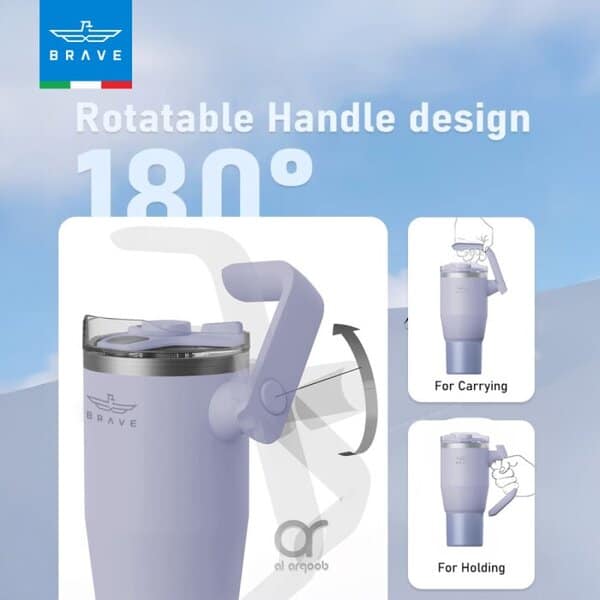 Brave Temp Guard Vacuum Insulated Travel Mug 1200mL - Purple product photo