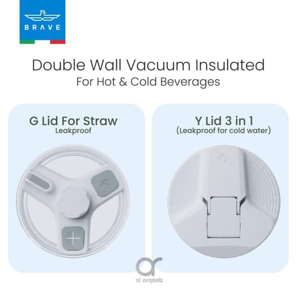 Brave Temp Guard Vacuum Insulated Travel Mug 950ml - White product image