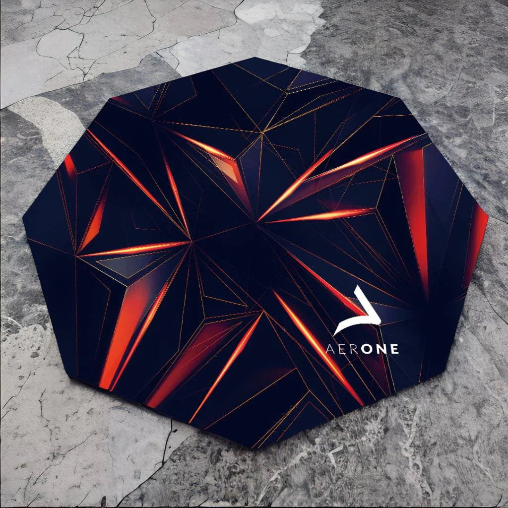 Aerone Red Glass Floor Mat additional product image