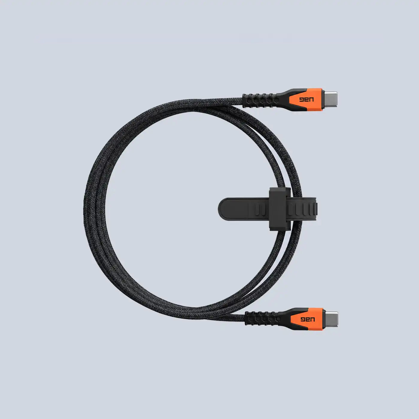 UAG USBC-USBC 1.5m Rugged Kevlar Cable Black / Orange