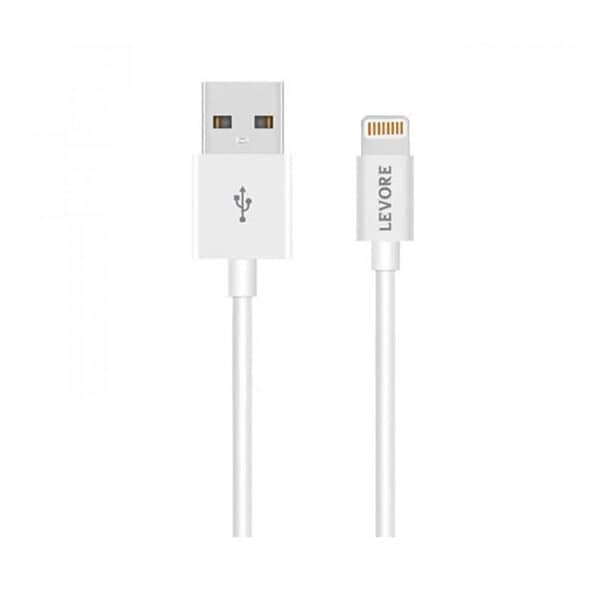 Levore Cable PVC iPhone USB Plastic - White