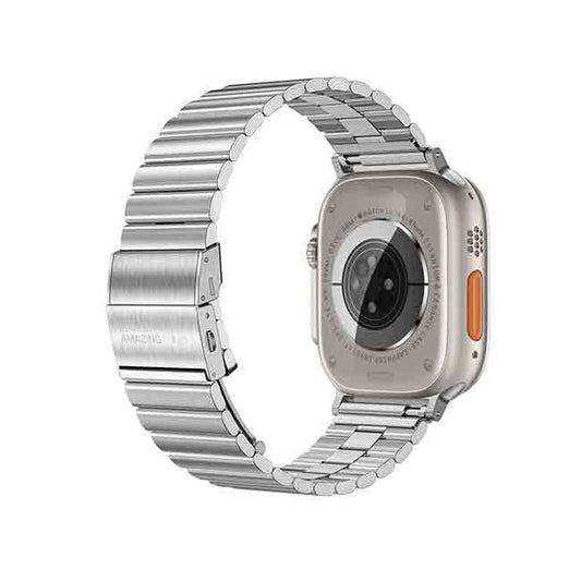 AmazingThing Titan Steel Apple Watch Band Ergonomic Design for All-day Wear