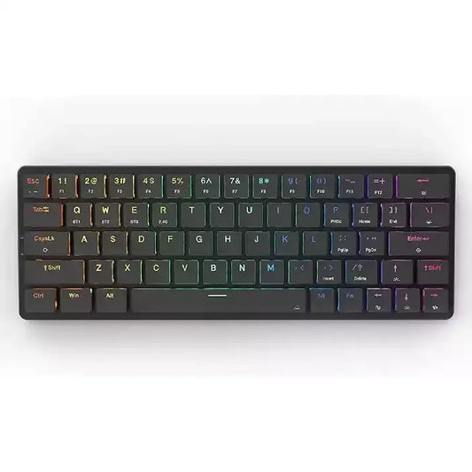Elise Pro K624p-kbs 2.4g/bluetooth/wired 63 Key Low-profile Mechanical Keyboard - Switches Dust-proof Red (English)