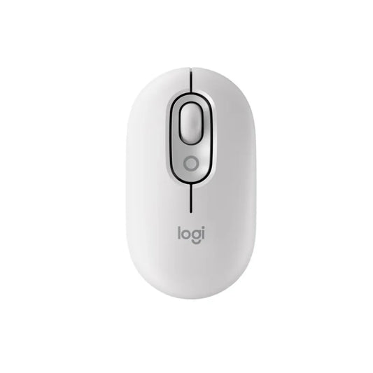 Logitech Pop Mouse with Emoji - Off White