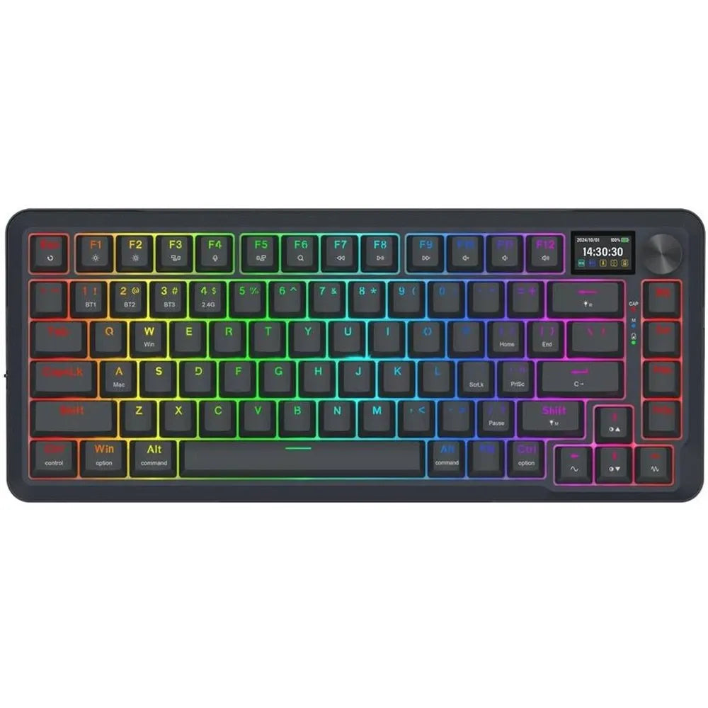 K708rgb-pro Flekact Rgb Wireless Mechanical Gaming Keyboard With Lcd Display (English)