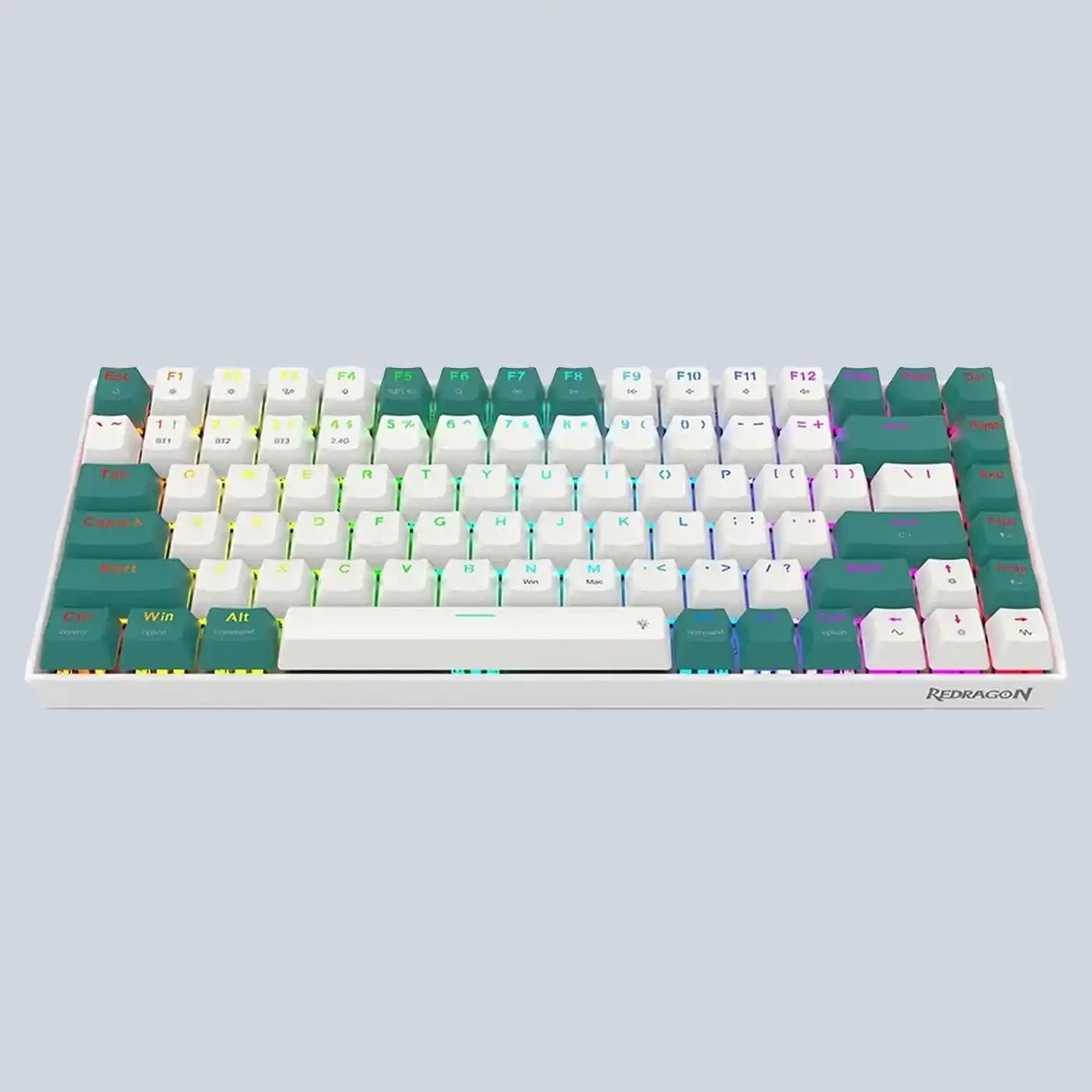 K678wg-rgb Singed Pro 3 Modes 75% Hot Swappable Mechanical Keyboard (English) - Dust Proof Red