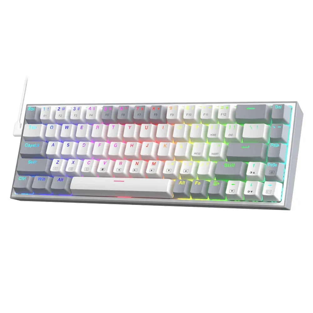 CASTOR K631 Grey 65% Wired RGB Gaming Keyboard