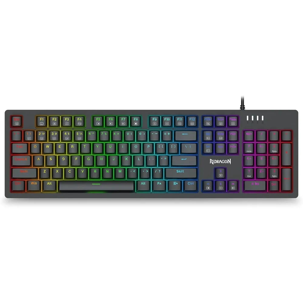 Singed Wired Full Size Hot-swappable Mechanical Keyboard - Black