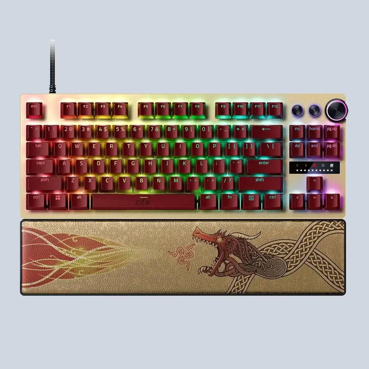 Razer Huntsman V3 Pro TKL Esports Counter-Strike 2 Edition Gaming Keyboard Gold