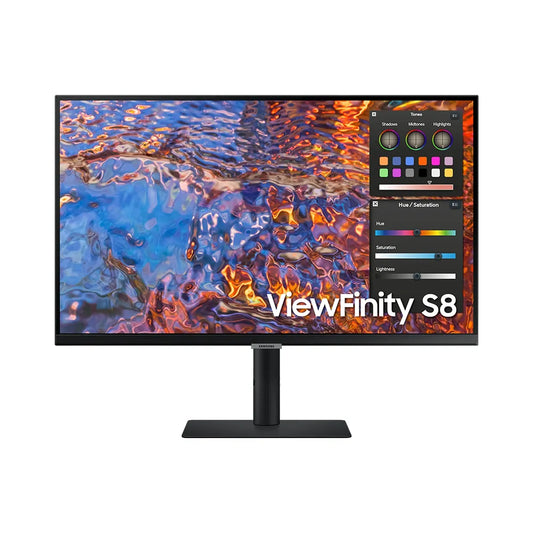 Samsung ViewFinity S8 27" 4K UHD IPS Monitor with USB-C - Exceptional Clarity and Connectivity
