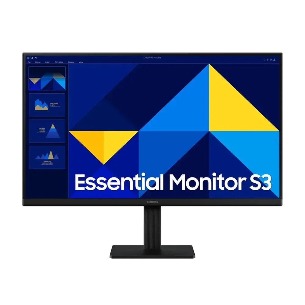 Samsung S3 S27D300GAM 27" IPS FHD 100Hz 5ms Eye Saver Mode Essential Monitor - LS27D300GAMXUE