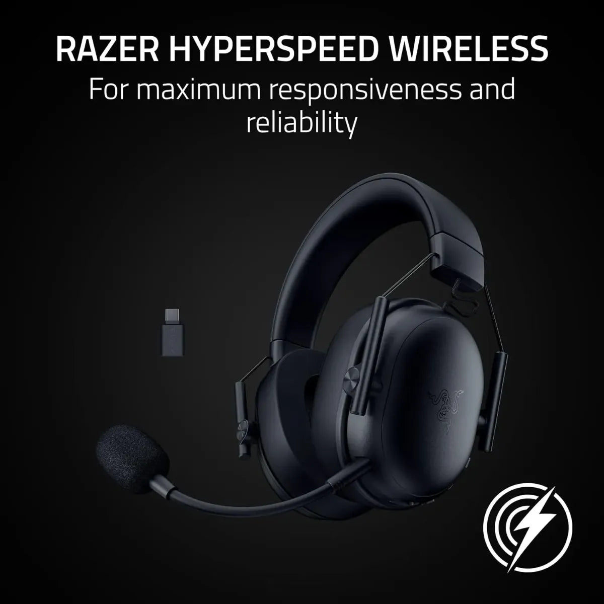 Razer BlackShark V3 X HyperSpeed Wireless Gaming Headset - Immersive Audio Experience for Gamers