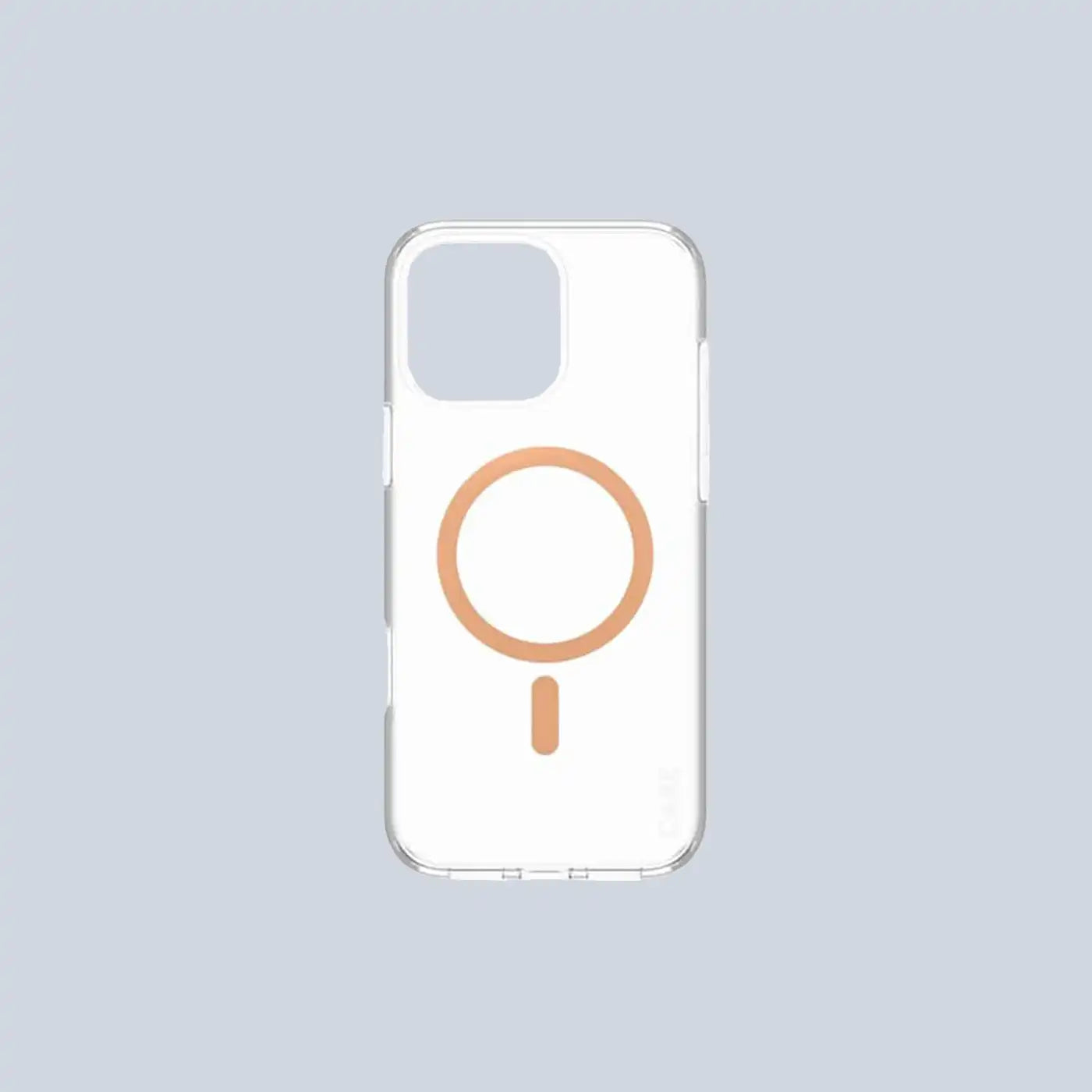 ⁦PanzerGlass iPhone 16 Pro CARE Flagship Case Transparent Urban Combat w. Peachy MagSafe⁩