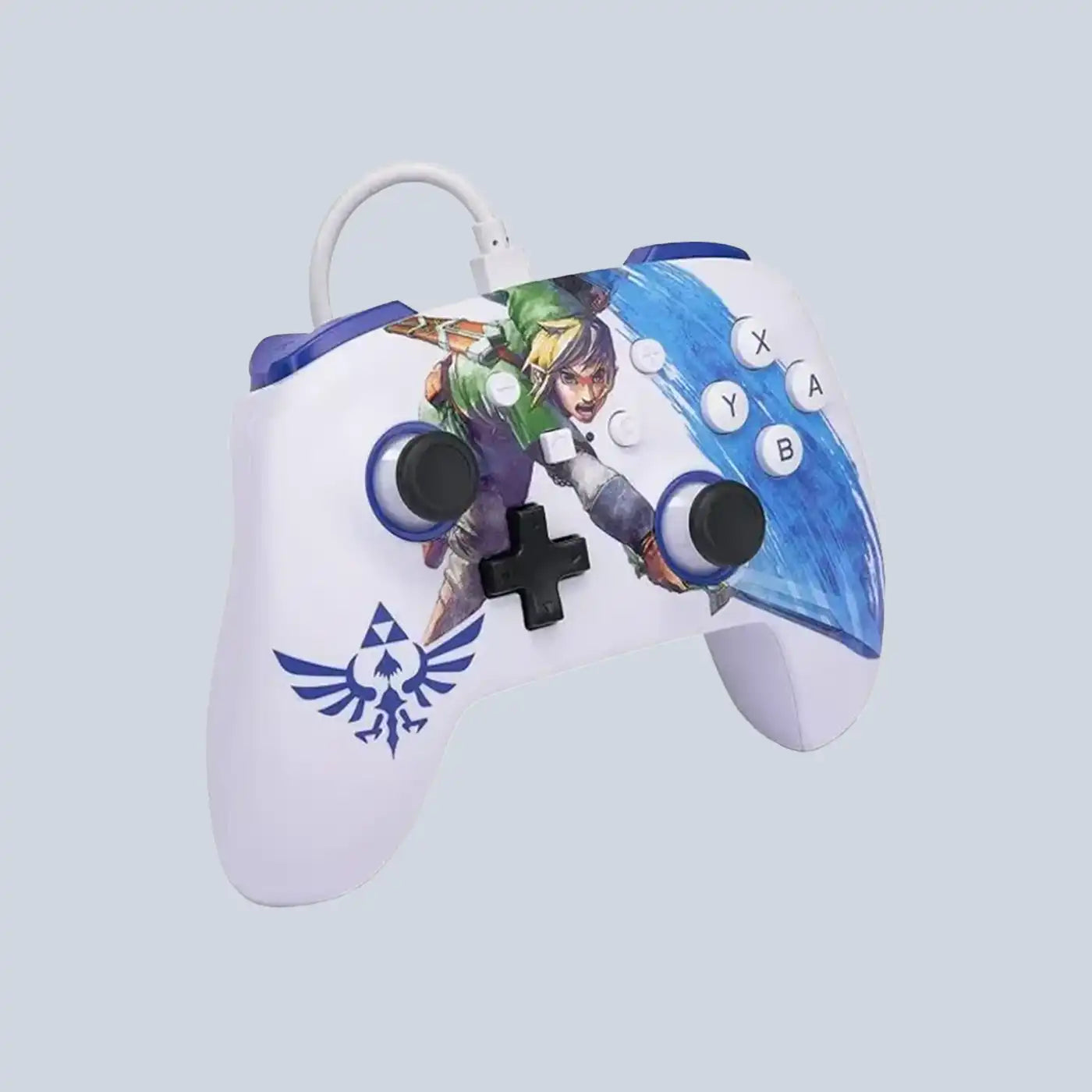 ⁦PowerA Nintendo Switch Enhanced Wired Controller - Master Sword Attack Zelda Link⁩