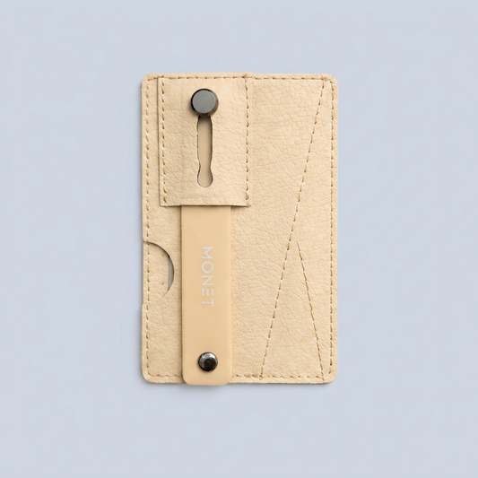 Monet Wallet Phone Grip with Stand - Peach Color