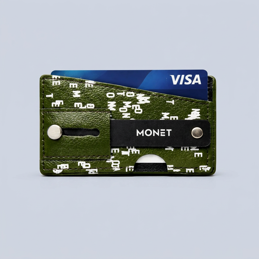 MONET Slim Wallet with Expandable Stand and Grip for Smartphones