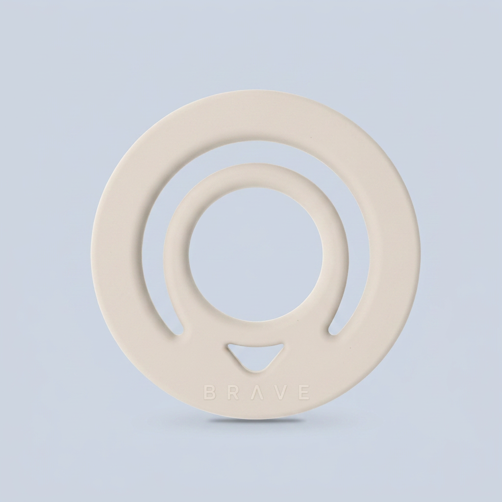 Brave Grip Magnetic Ring Finger Holder Beige product photo