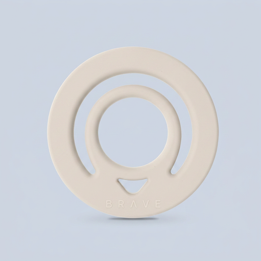 Brave Grip Magnetic Ring Finger Holder Beige product photo