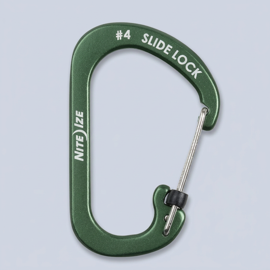 Niteize Slide Lock Carabiner - Green product photo