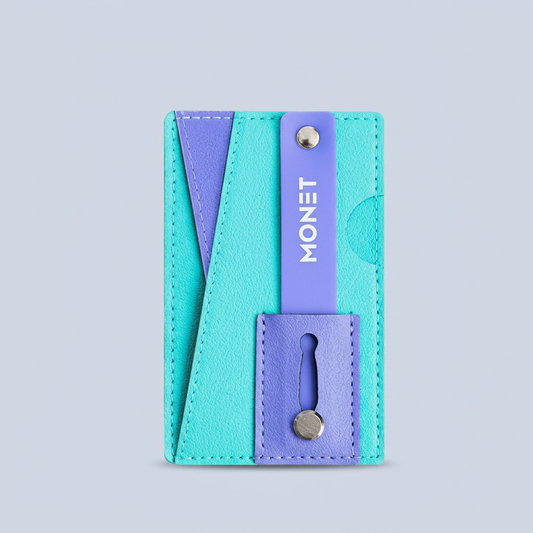 Monet Wallet Kickstand - Minty Sky product photo