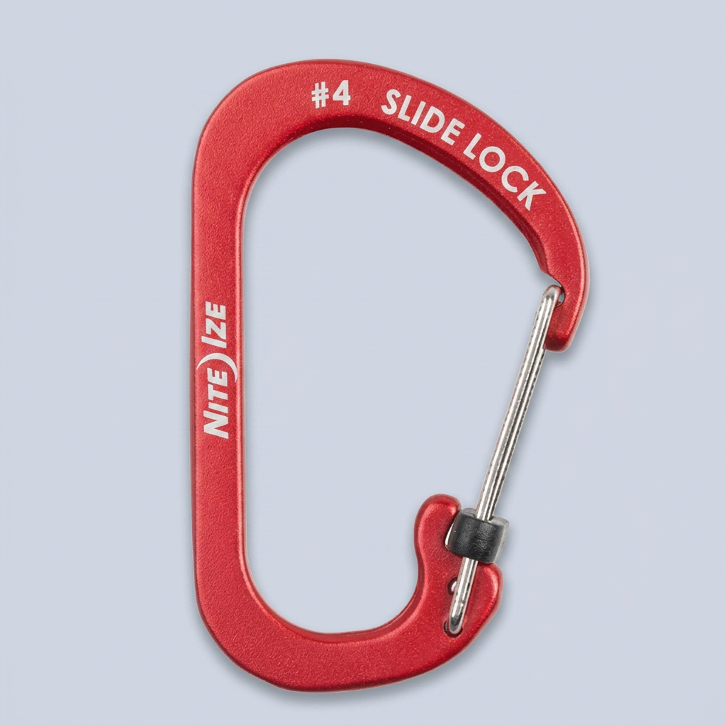 Niteize Slide Lock Carabiner - Red product photo