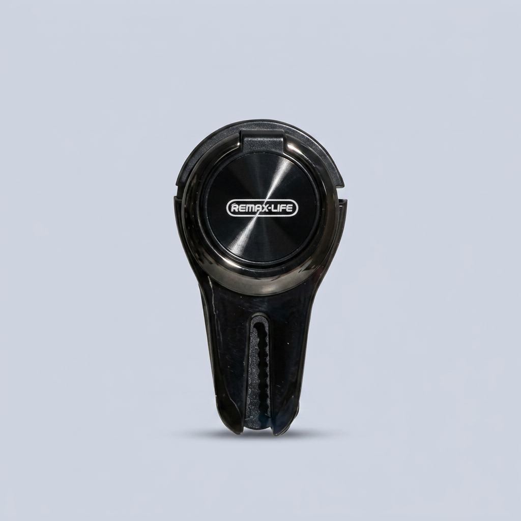 Remax RL-BK01 Car Vent Phone Ring Stand - Black product photo