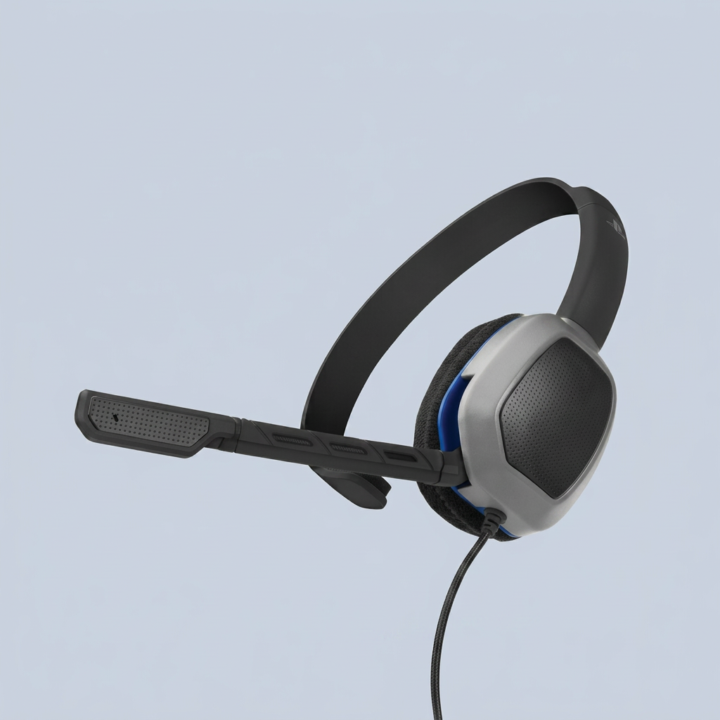 PDP Afterglow LVL1 Wired Mono Headset Wired Headphones for PS4 and PC