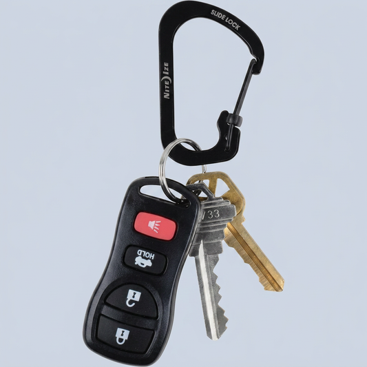 Niteize CSLA3-03-R6 SlideLock Carabiner- Black