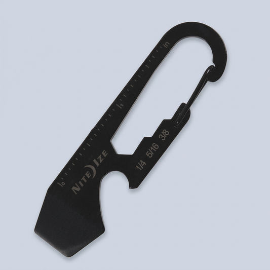 Niteize DoohicKey Key Tool Black Steel Keychain Multi-Tool w Key Cli product photo