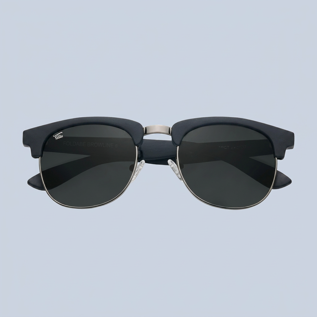 Foldies Polarized Folding Sunglasses - Scratch Resistant Lens Coating - Foldable Frame