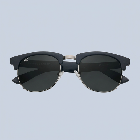 Foldies Polarized Folding Sunglasses - Scratch Resistant Lens Coating - Foldable Frame