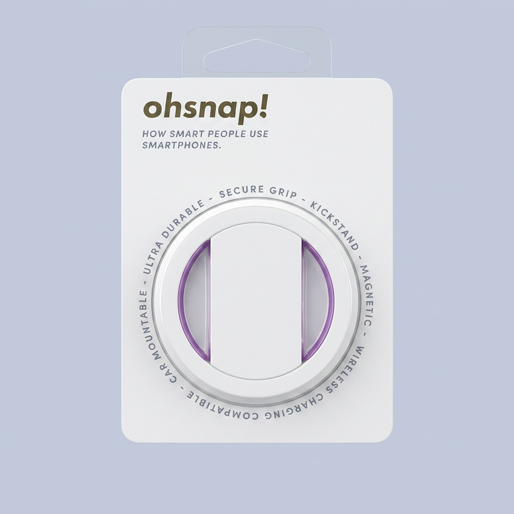 Ohsnap Grip White Purple product photo