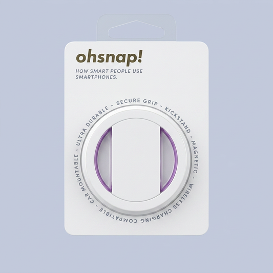 Ohsnap Grip White Purple product photo