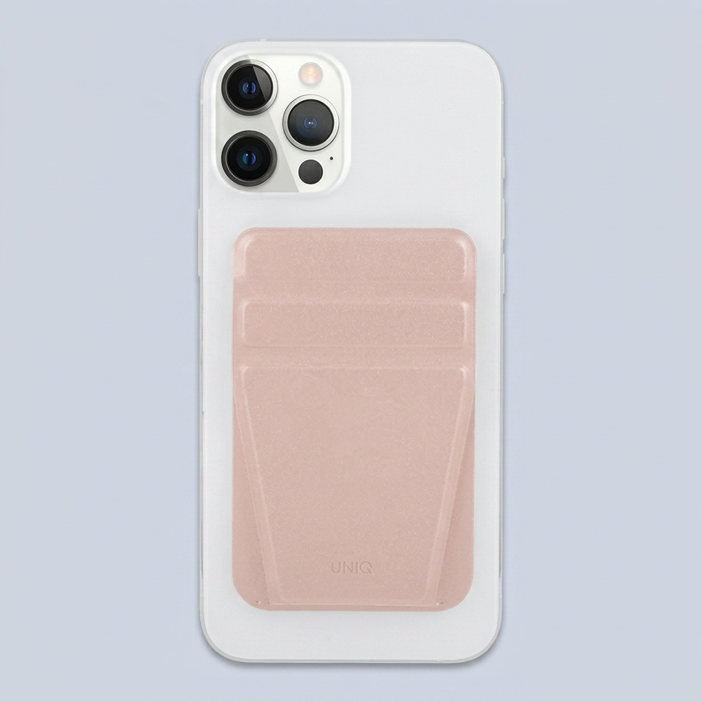 Uniq LYFT Magentic Snap-On Stand And Card Holder - Pink product photo