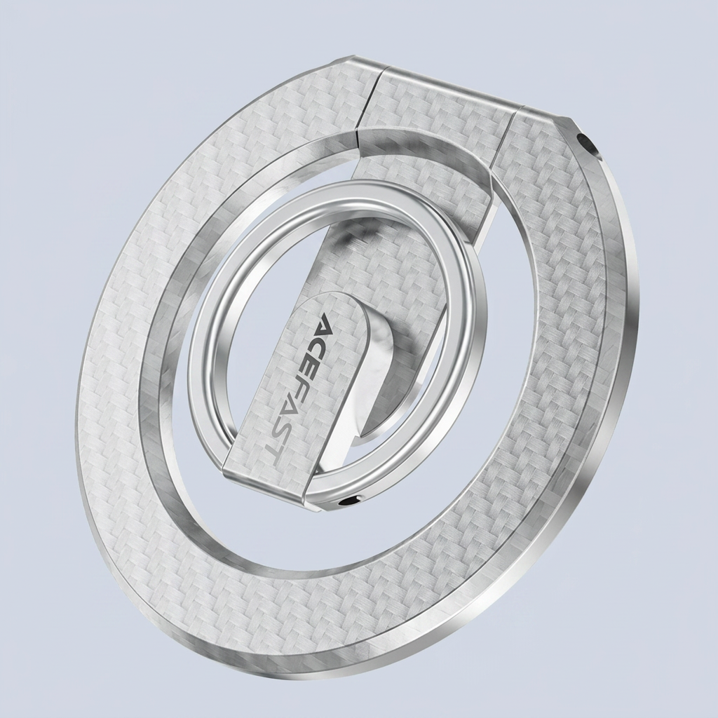 Acefast Magnetic Phone Ring Holder E25-Silver product photo