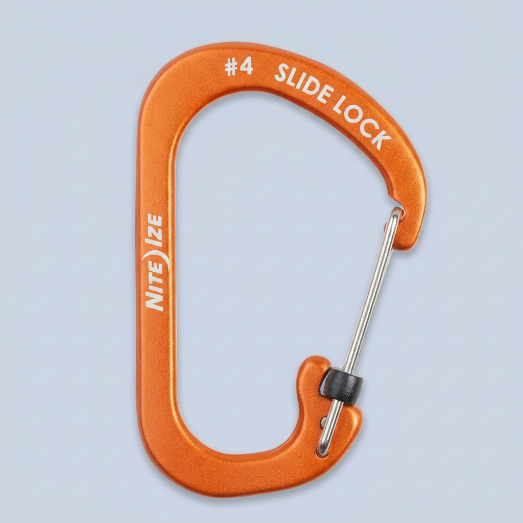 Niteize Slide Lock Carabiner - Orange product photo