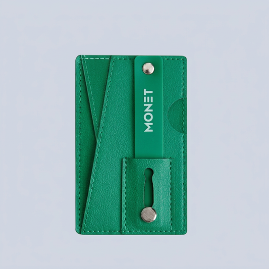 Monet Wallet Kickstand - Hunter Green product photo