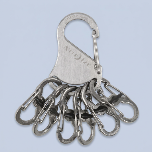 Niteize KeyRack Locker Steel S-Biner - Heavy-Duty Carabiner Clip for Keys product photo