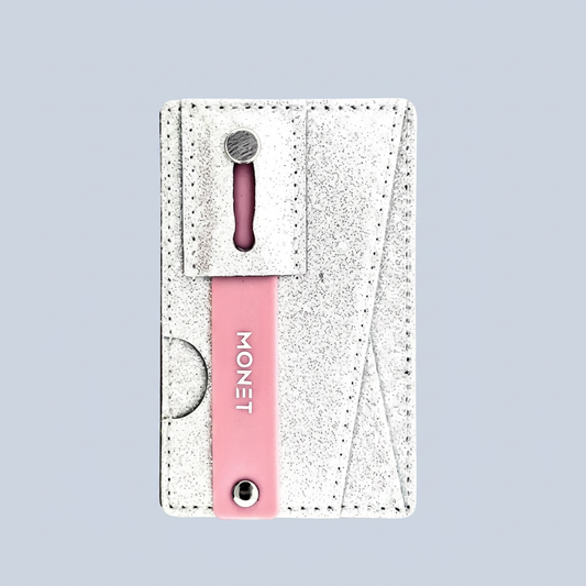 Monet Wallet Kickstand - White Glitter product photo