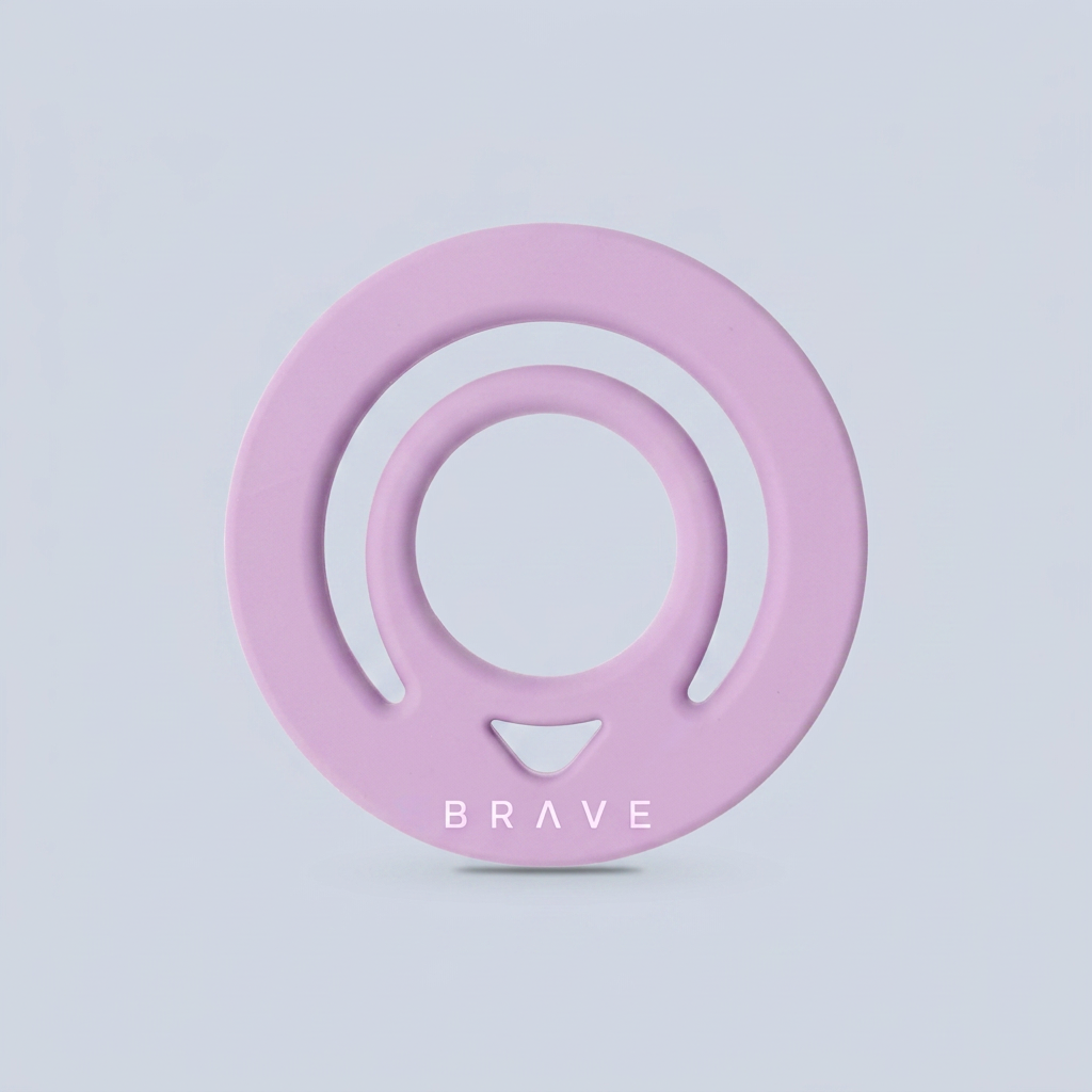 Brave Grip Magnetic Ring Finger Holder Pink product photo