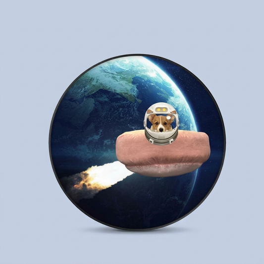 Nuckees Phone Grip & Stand NuckeePoo In Orbit product photo