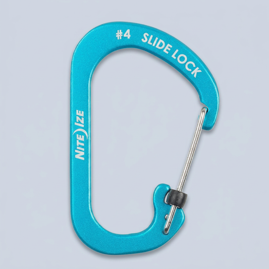 Niteize Slide Lock Carabiner -Blue product photo